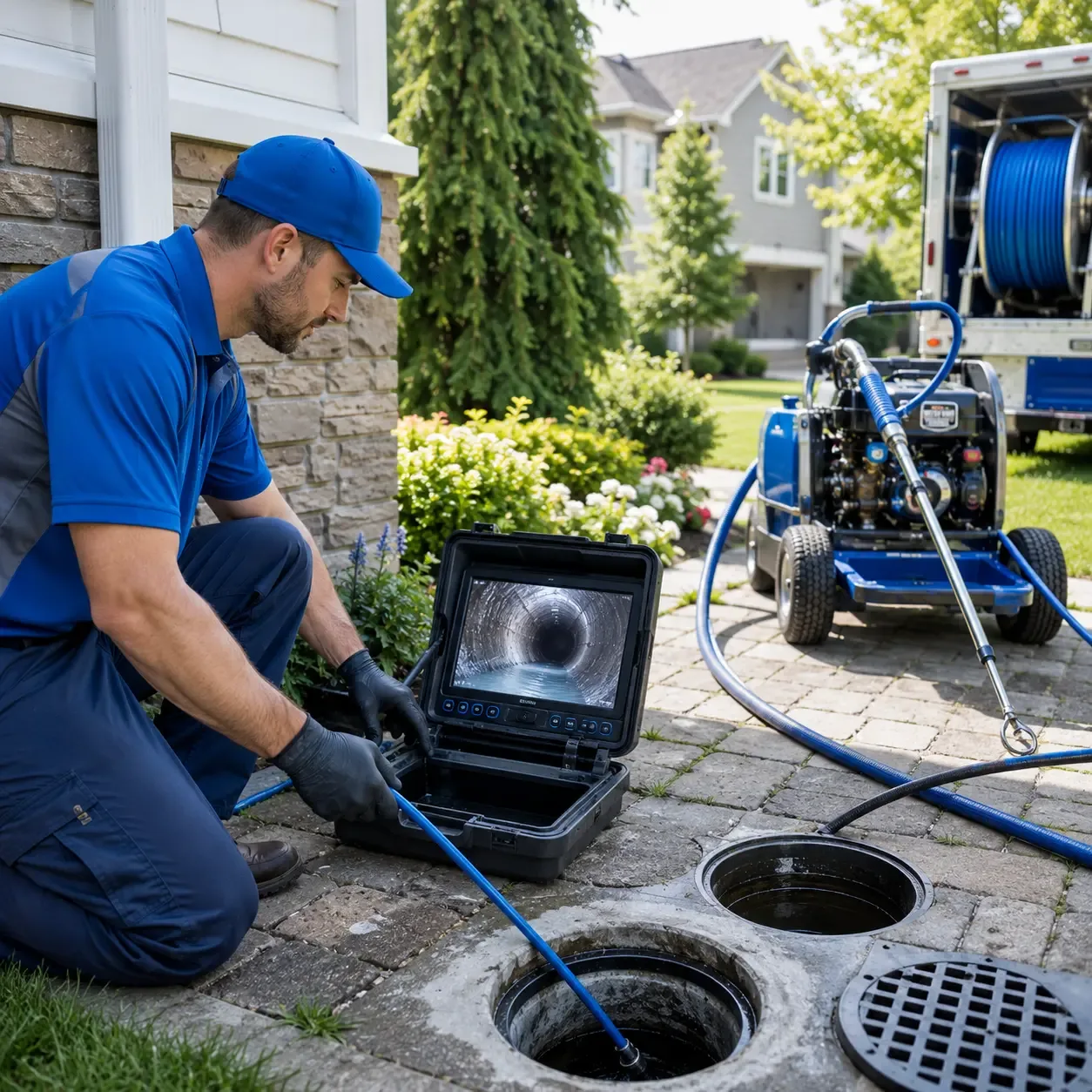Outdoor drain cleaning professionals serving Charleroi, PA